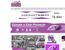 Tablet Screenshot of gentediversa.org.mx